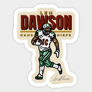 len dawson art classic Sticker